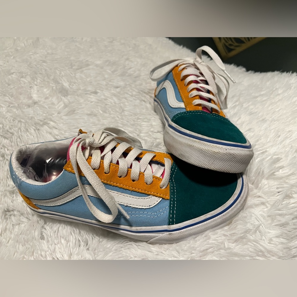 Vans Old Skool colorblock low top sneakers